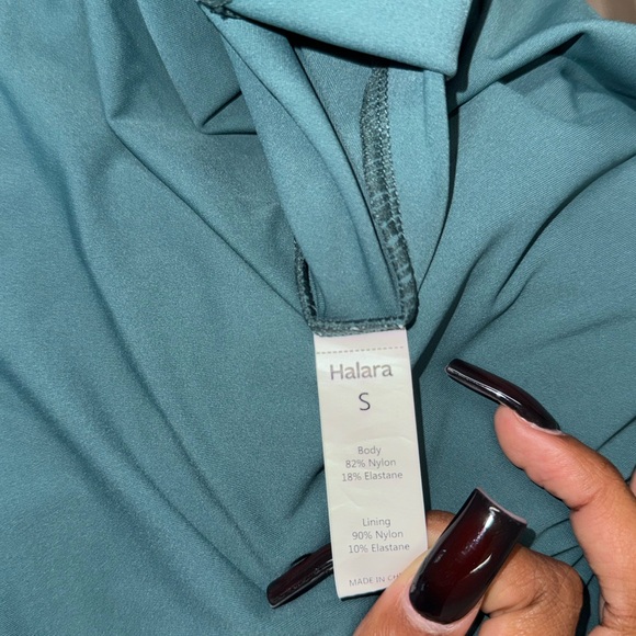 Teal Halter Sports Dress - Picture 3 of 3